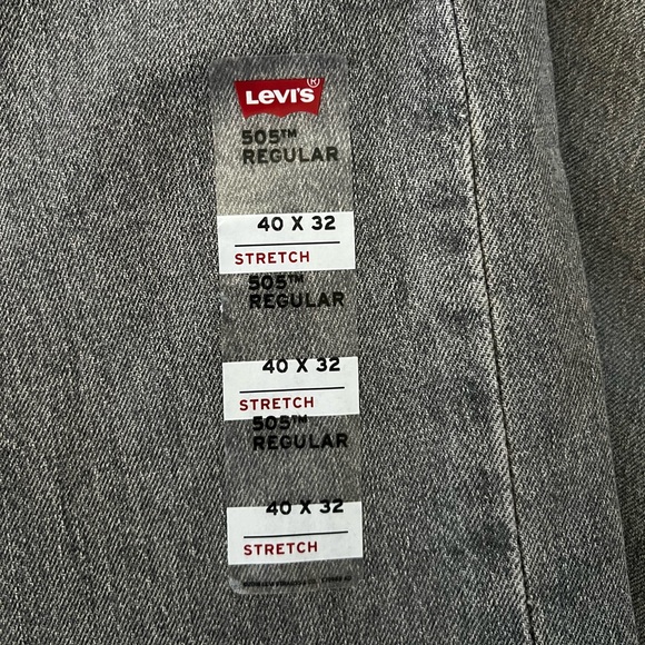 Levi's 505 Regular Eco Ease Jeans-Size 40x32 - Picture 4 of 9